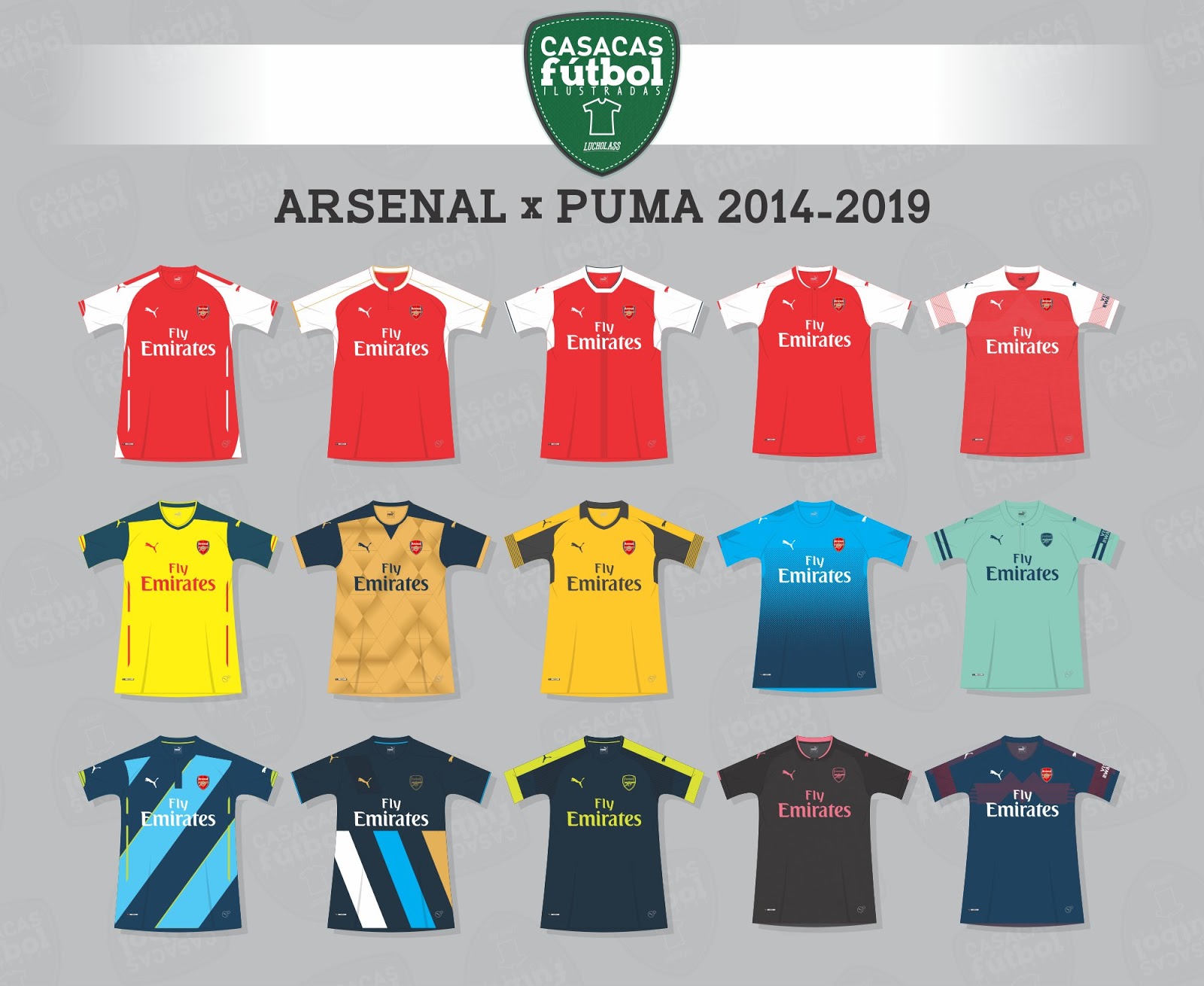 Will Adidas Make It Better? Here Are All 15 Puma Arsenal Kits ... Will Adidas Make It Better? Here Are All 15 Puma Arsenal Kits ...